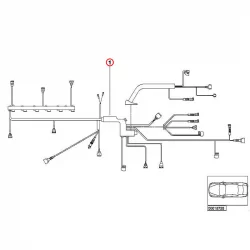 Genuine BMW Engine wiring harness, engine module (12517506791)