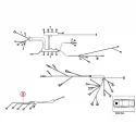 Genuine BMW Wiring harness, engine, injector module (12517785049)