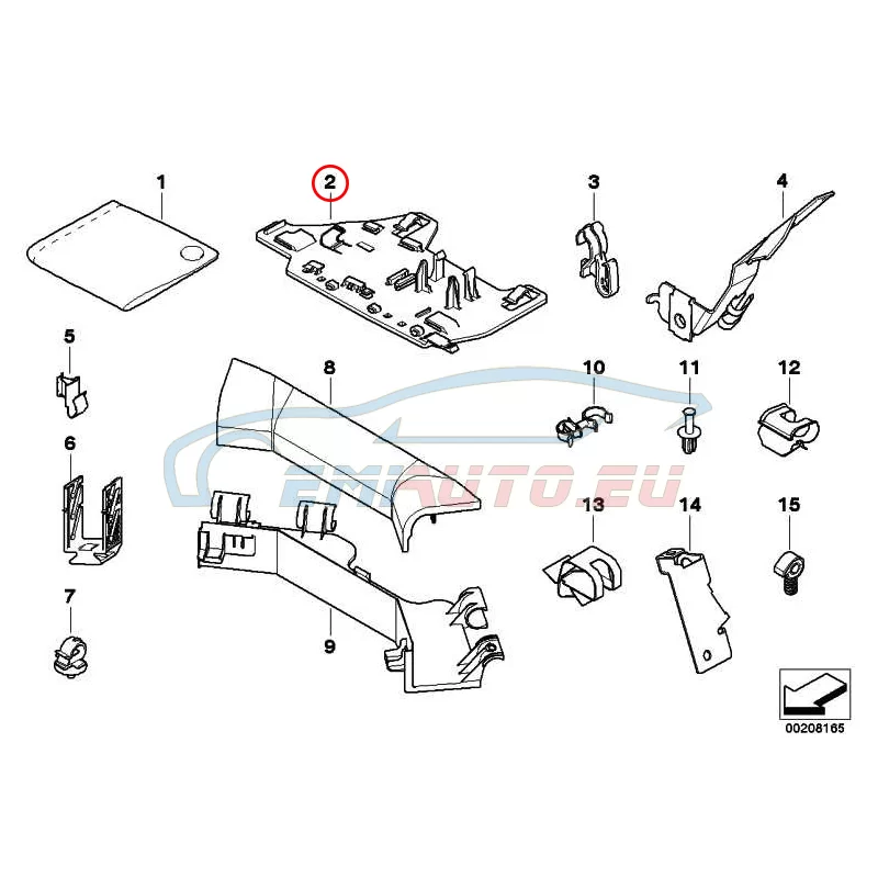 Genuine BMW Supporting plate (12517799471)