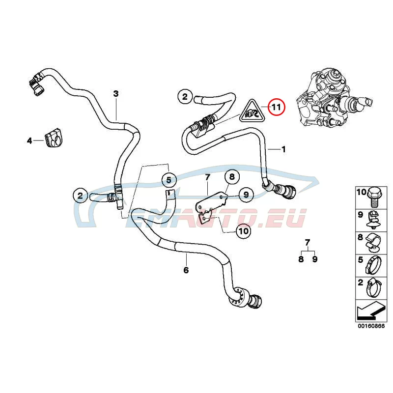 Genuine BMW Socket housing (12527804197)