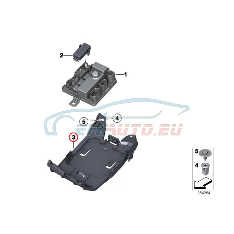 Genuine BMW Holder (12907604348)