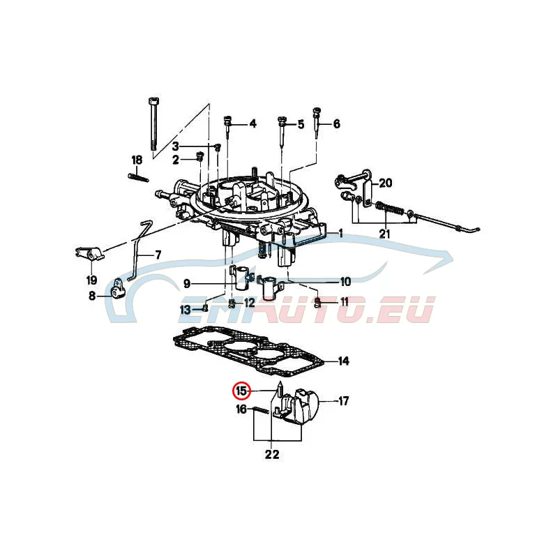 Genuine BMW Set float assy (13111289910)