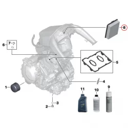 Original BMW Luftfilter (13728561572)