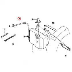 Original BMW Wasserschlauch (17111152866)