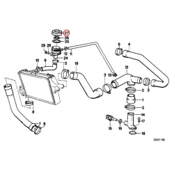 Original BMW Verschluss (17111464720)
