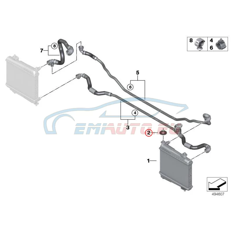 Original BMW Gummielement (17118694657)
