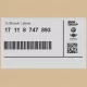 Genuine BMW 17118747893