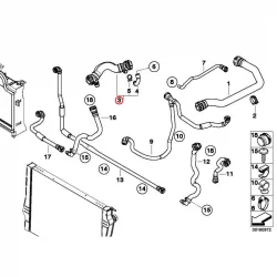 Original BMW Kühlmittelschlauch (17127798496)