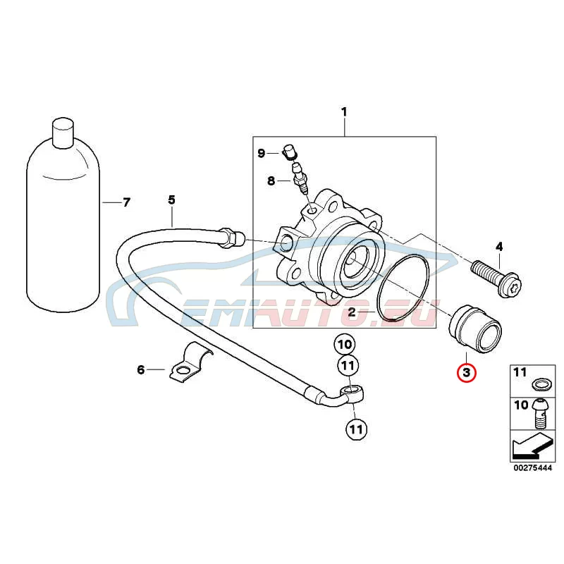 Original BMW Druckstück (21527702448)