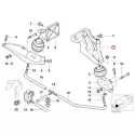 Genuine BMW Engine support, left (22111093811)