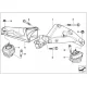Genuine BMW Engine mount, left (22113421299)