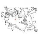 Genuine BMW Engine supporting bracket, right (22116770632)