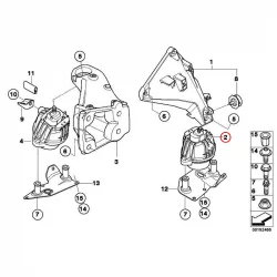 Genuine BMW Engine mount, left (22116773247)