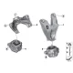 Genuine BMW Engine supporting bracket, right (22116784832)