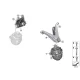 Genuine BMW Engine mount, left (22116860457)