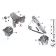 Genuine BMW Engine supporting bracket, right (22116870608)