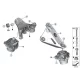 Genuine BMW Engine supporting bracket, right (22116870608)
