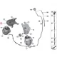 Genuine BMW Engine supporting bracket, right (22116876222)