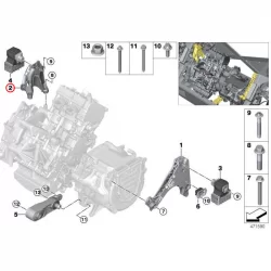 Genuine BMW Mount for REX alternator (22116878938)