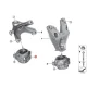 Genuine BMW Engine mount, right (22117855818)