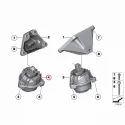 Genuine BMW Engine mount, right (22117935144)