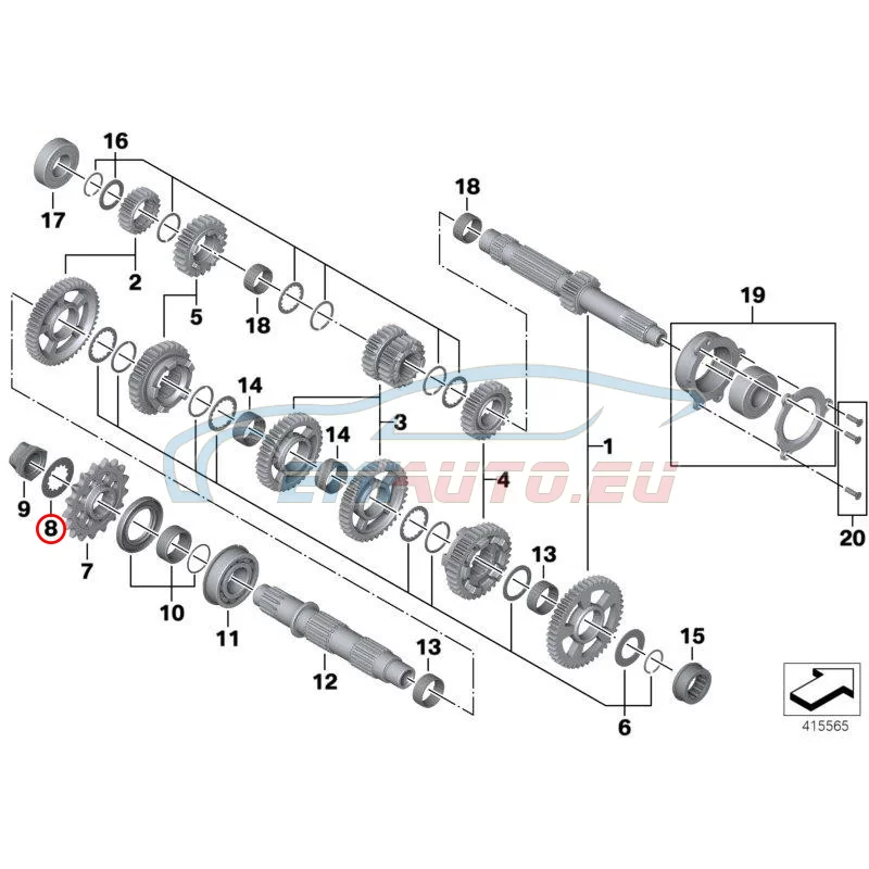 Original BMW Sicherungsblech (23008569916)