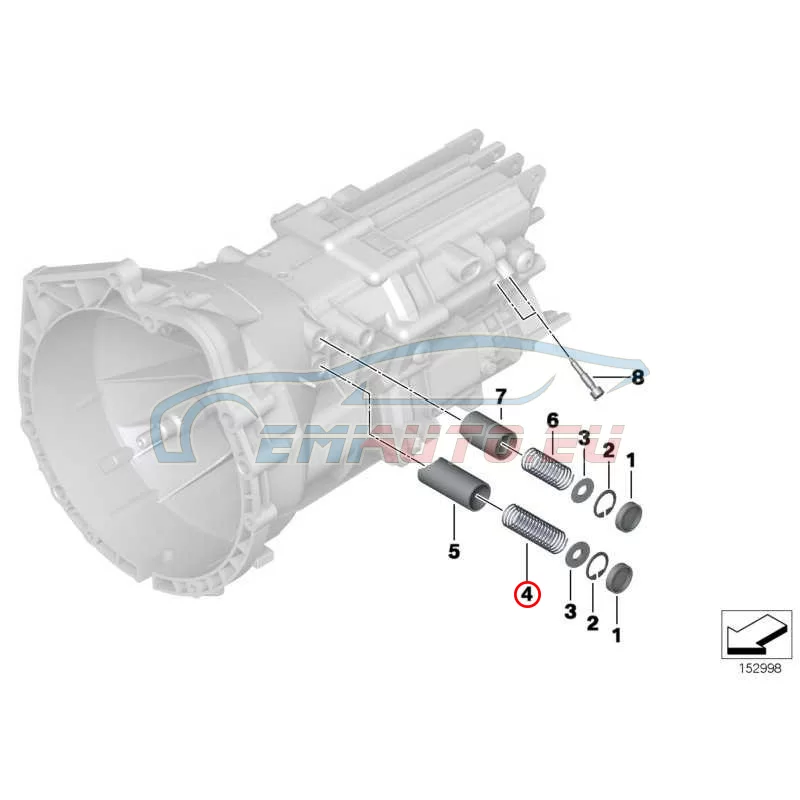 Original BMW Druckfeder (23317564714)