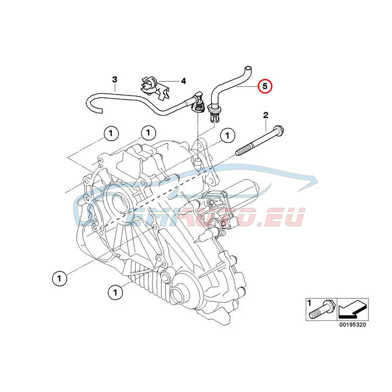 Genuine BMW Vent pipe (27108656304)