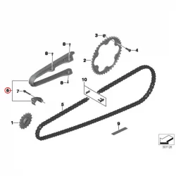 Original BMW Satz Kettengleitschiene (27727712277)