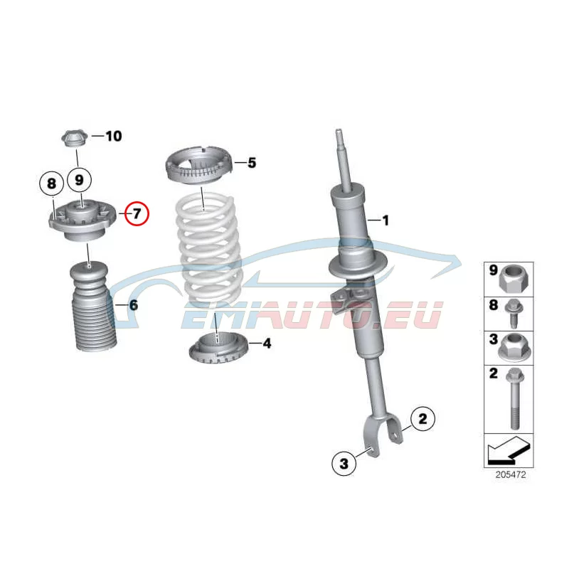 Genuine BMW Guide support (31306863297)