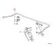Original BMW Stabilisator vorn (31351090392)