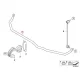 Original BMW Stabilisator mit Gummilager vorn (31356776643)