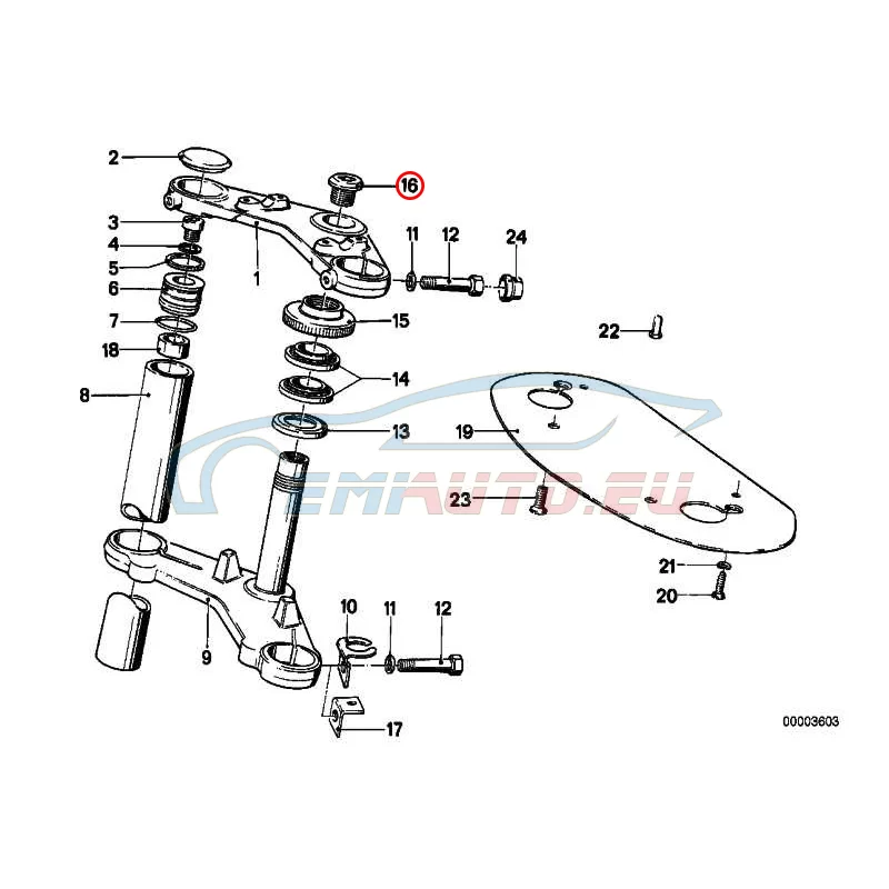 Original BMW Schraube (31421237243)