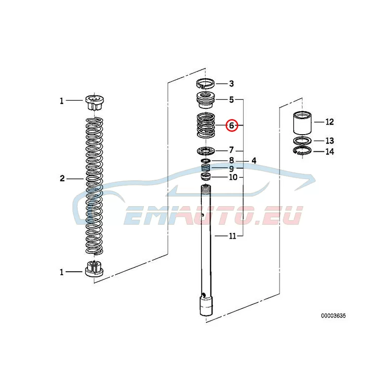 Original BMW Druckfeder (31421451701)