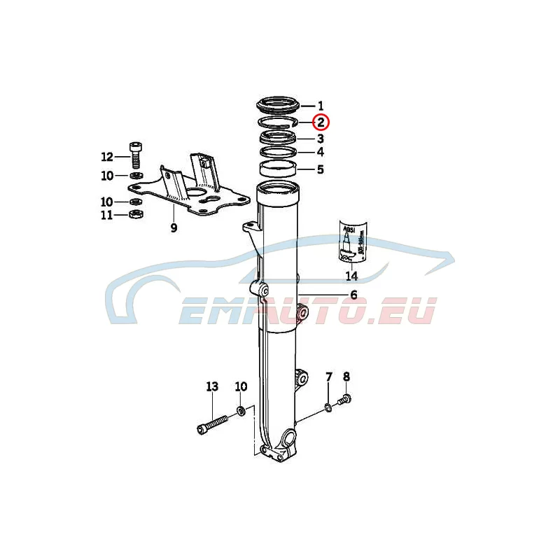 Genuine BMW Snap ring (31422310334)