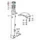 Genuine BMW Supporting ring (31422312837)