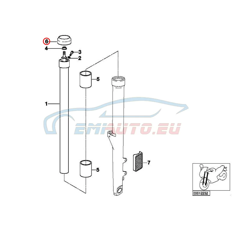 Original BMW Gummikappe (31422330541)
