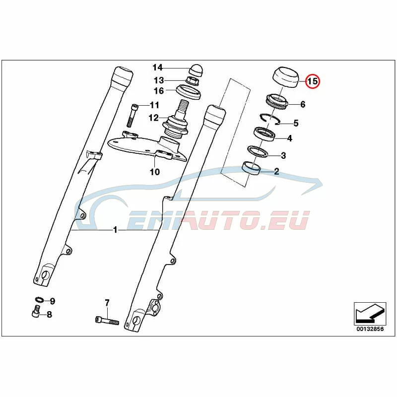 Original BMW Schutzkappe chrom (31422331883)