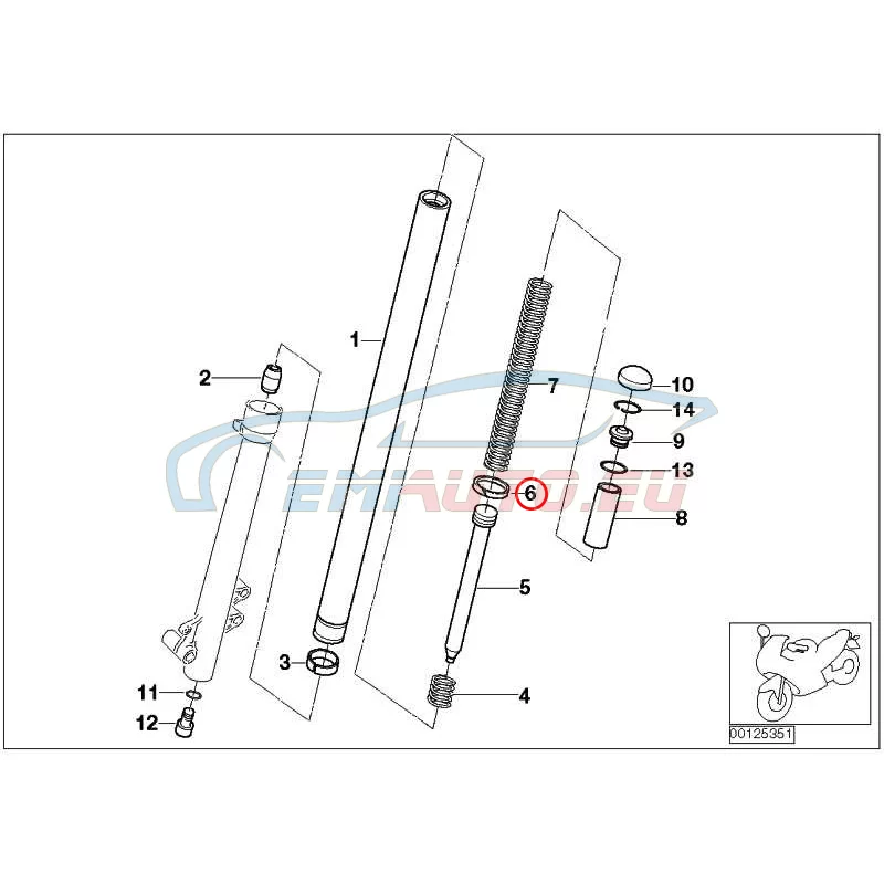 Original BMW Kolbenring (31427666228)