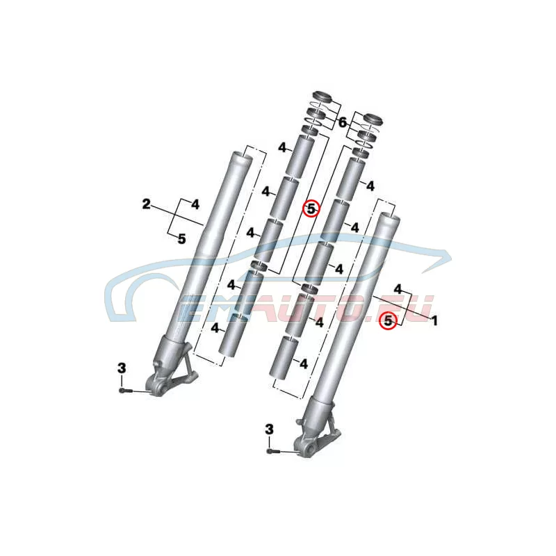 Genuine BMW Set, guide elements (31428532724)