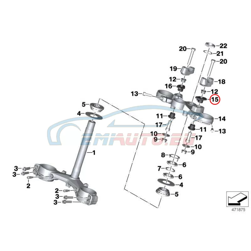 Original BMW Gummielement links (31428562403)