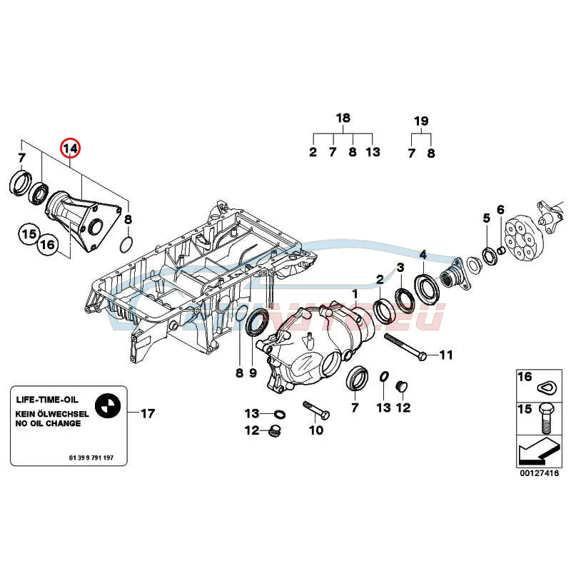 Genuine BMW Supporting bracket (31537503119)