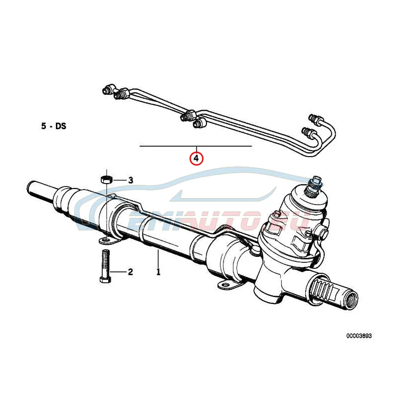Genuine BMW Pipe (32131095964)