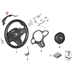 Original BMW Abdeckung Lenkrad oben (32307856293)