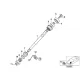 Genuine BMW Steering spindle upper (32311095743)