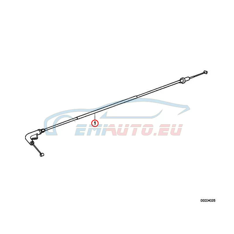 Genuine BMW ACCELERATOR BOWDEN CABLE (32732310498)