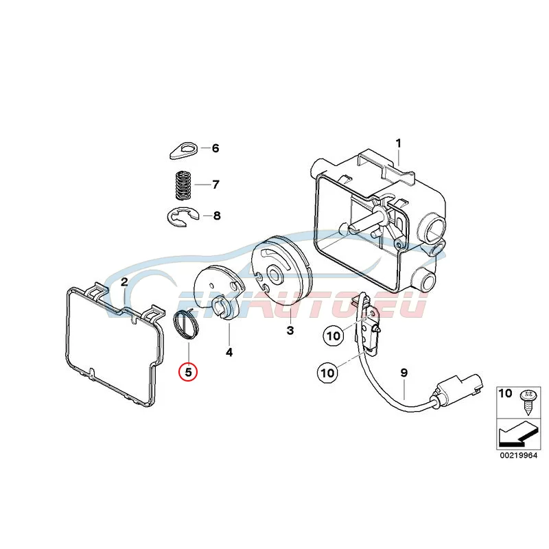 Genuine BMW Return spring (32737669309)