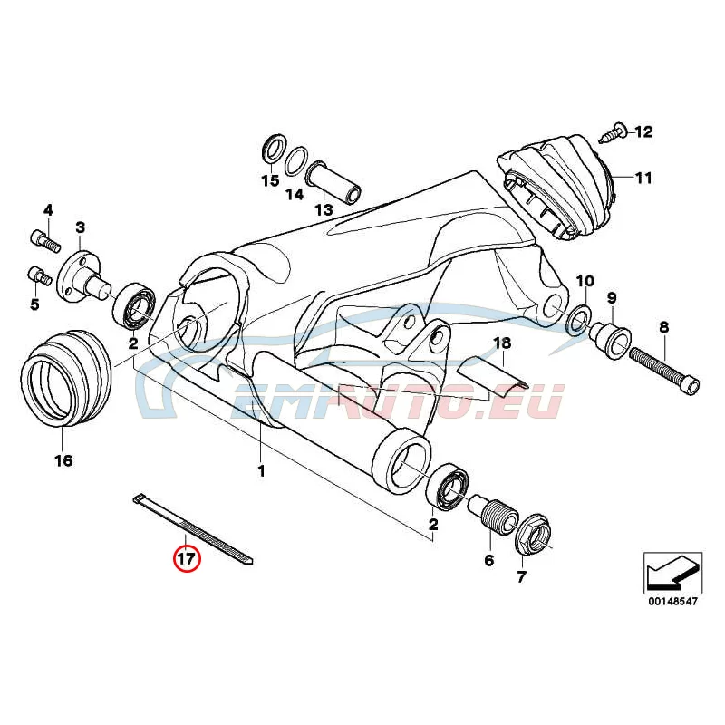 Original BMW Kabelbinder (33177687623)