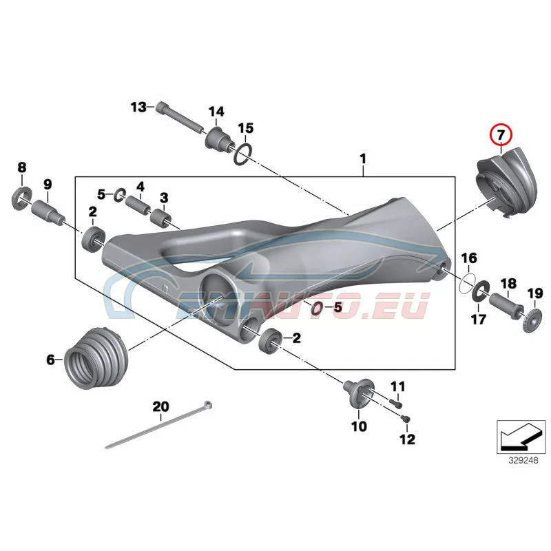 Original BMW Faltenbalg (33177726651)