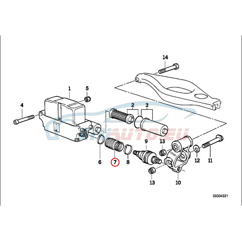 Original BMW Faltenbalg (33341138023)